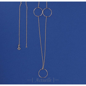 Collier 3 anneaux 25x60 PO