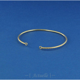 Small diamonds texture bangle GP