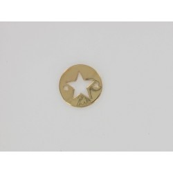 Cercle Etoile Evidée 14mm